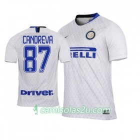 Camisolas de Futebol Inter de Milão Antonio Candreva 87 Equipamento Alternativa 2018/19 Manga Curta